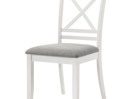 Evanston - Cross Back Dining Side Chair (Set of 2) - White