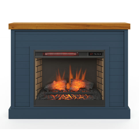 48" Fireplace With Mantel