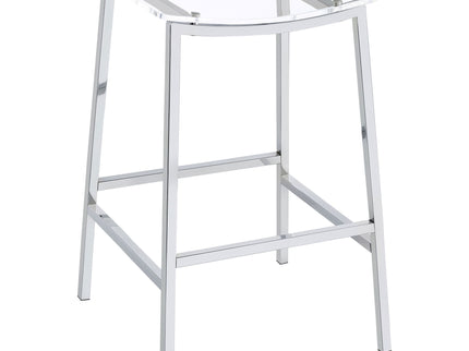 Staten - Backless Bar Stool (Set of 2) - Chrome