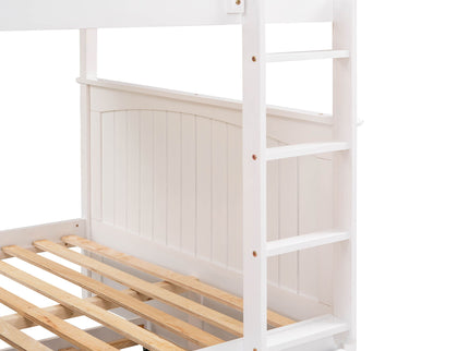 Bunk Bed With Twin Size Trundle, Guardrails