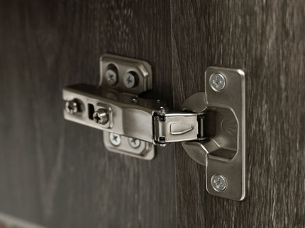 Bathroom Vanity With Sink, Freestanding Wood Grain Cabinet With Storage
