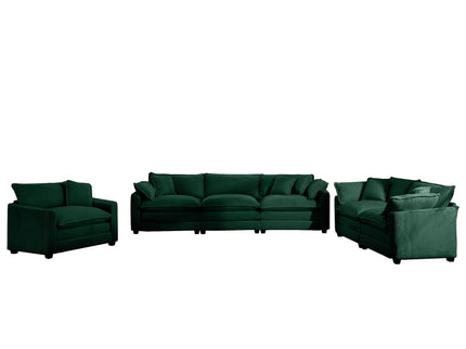 Elegant Oversized Sectional Sofa Set With Deep Seats And Flexible Layout