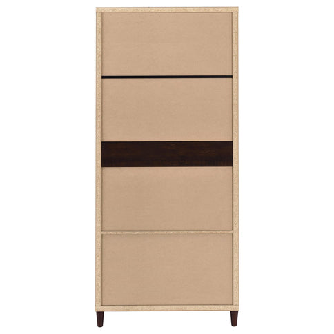 Nestor - 2 Drawer Tall Accent Cabinet With 2 Doors - Rustic