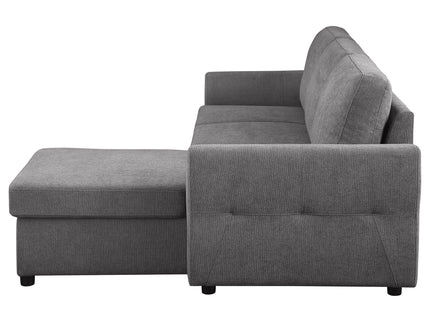 Kenna- Sleeper Sectional Sofa With Storage Ottoman