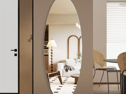 Modern Oval Full Length Wall Mirror