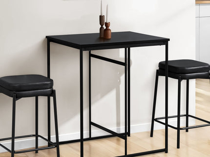 Counter Height Dining Table, Rectangular - Black