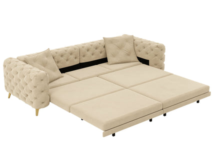 3-In-1 Convertible Sleeper Sofa