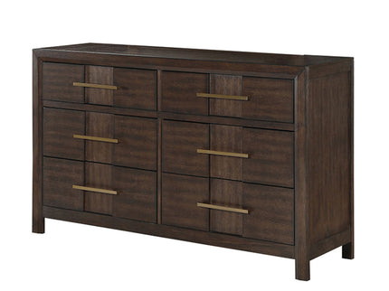 Kenzo - 6 Drawer Dresser - Walnut