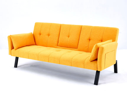 Sofa Bed With Foldable Design And Cup Holder