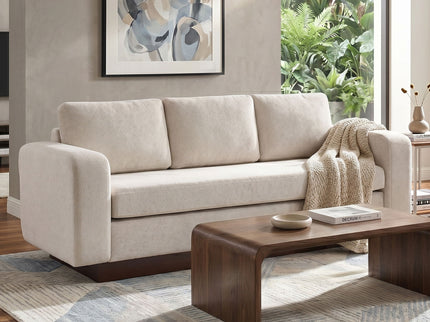 Modern 3 Seater Sofa, Living Room Couch