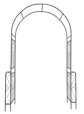 Metal Garden Arch Garden Arbor Trellis Climbing Plants Support Rose Arch Outdoor Arch