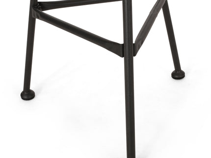Petrichor - Outdoor Side Table With Tempered Glass And Steel Frame