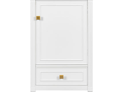 Freestanding Bathroom Vanity With Sink, Soft Closing Door, Drawer Storage - White