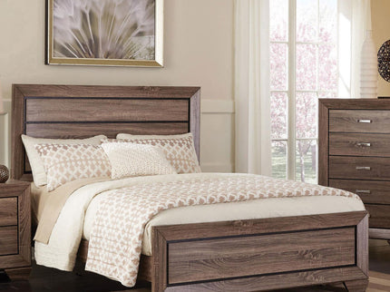 Oatfield - Queen Panel Bed - Brown