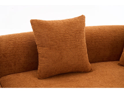 4 Seater Sofa With Fabric, 30D, 60 Hardness Full Sponge, 4 Pillow For Living Room, Home Furniture Sleeper Sectional Sofa For Apartment