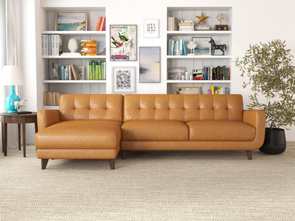 Allison - Mid-Century Modern Sectional Sofa Chaise