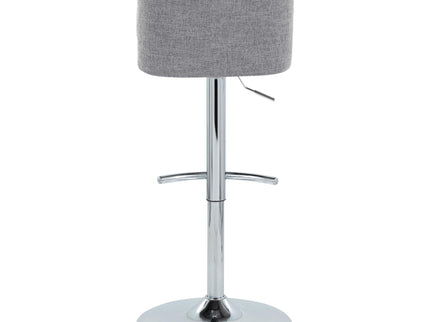 Toriano - Contemporary Adjustable Barstool With Swivel & Rounded T Footrest (Set of 2)