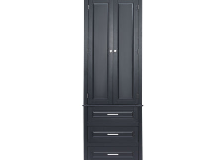 Tall Storage Cabinet With 3 Drawers For Bathroom