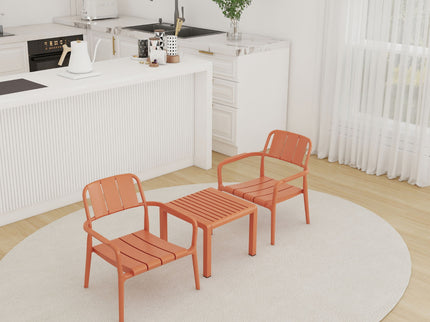 3 Piece Indoor / Outdoor Leisure Table And Chair Set