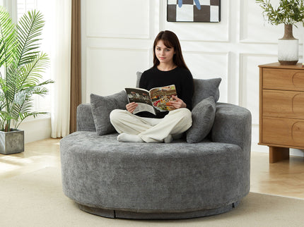 Single 360 Degree Swivel Chair For Living Room