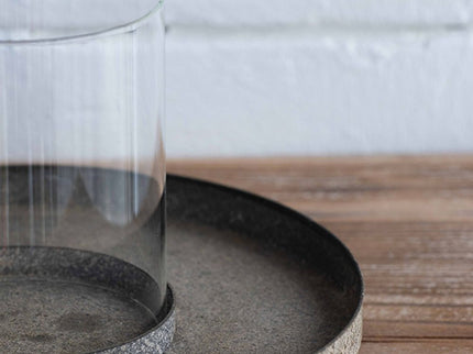 Ophira Sparrow Candle Holders (Set of 2) - Antique Gray
