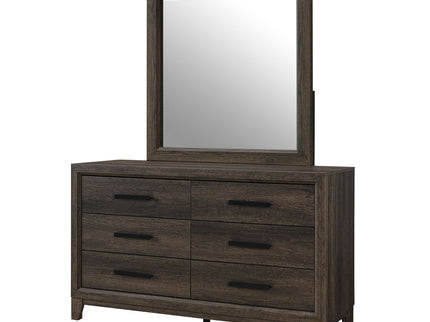 Harry - Mirror, Large Scale Design For Bedroom - Brown