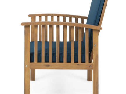 Casa - Acacia Club Chair Coastal Classic Outdoor Seating, Waterproof Fabric