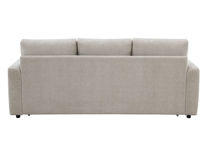 Leira - Linen Pull Out Sleeper Sofa - Beige