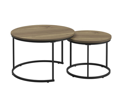Round Nesting Coffee Table (Set of 2)