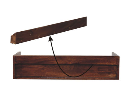 Belmont - Wall Mounted Console Shelf - Chestnut