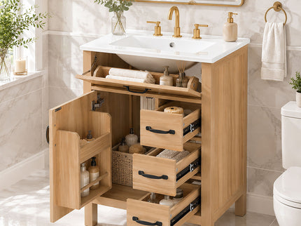 Modern Traditional Bathroom Vanity With Sink