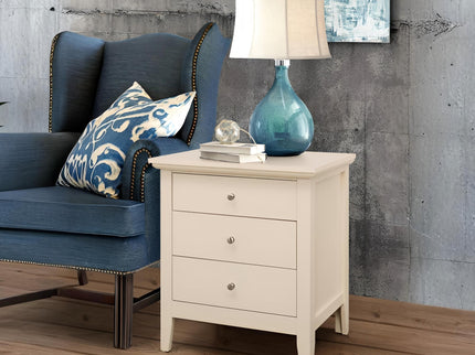 3 Drawer Nightstand & Dove Tailed Drawers