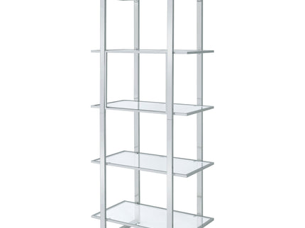 Colfax - 5 Shelf Bookshelf - Clear