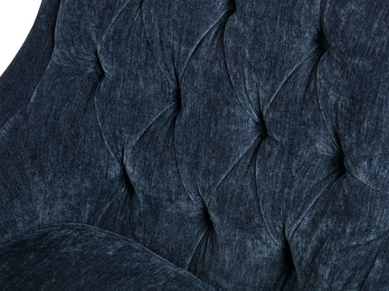 Button Tufted Accent Chair Vintage Style