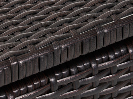 Blake - Wicker Cushion Box - Brown Multi