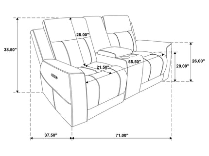 Patrick - Power Reclining Sofa Set