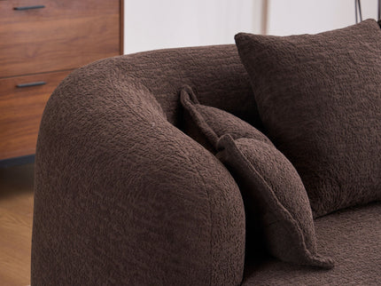 Foldable Sofa Bed, Boneless Couch Convertible Sleeper With 4 Pillows