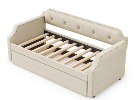 Upholstered Daybed With Trundle