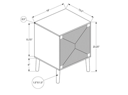 Modern Accent Table With Storage
