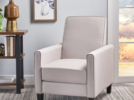 Upholstered Push Back Recliner Chair For Living Room