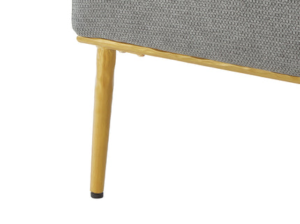 Modern Elegance Accent Chair With Curved Backrest
