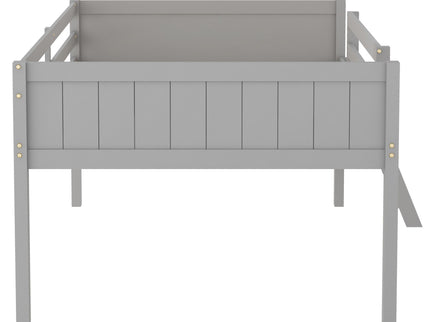 Low Loft Bed With Adjustable Ladder