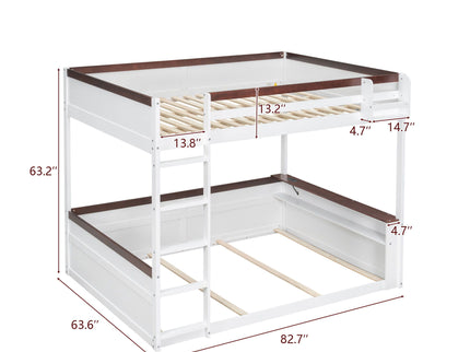 Bunk Bed With Built In Shelves, Storage Box, LED Light And USB Charging Station