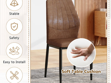 Dining Chairs With Shell Pattern, Comfort And Style