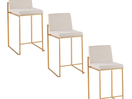 Fuji - Contemporary High Back Stylish Counter Stool