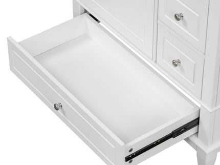 Freestanding Bathroom Vanity With Sink, Soft Close Door, 3 Drawers