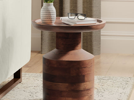 Haynes - Handcrafted Wooden Accent Table
