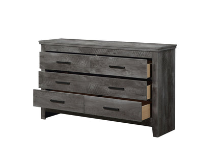 Vidalia - Rustic Dresser - Gray / Oak