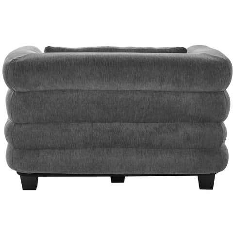 Oversized Chaise Lounge Sofa Bed With Deep Seat And Layered Armrests