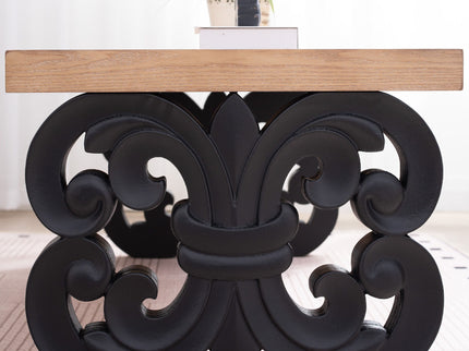 Ornate Scroll Base Coffee Table